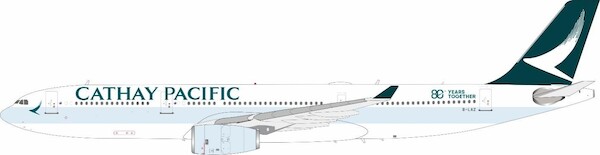 Airbus A330-343 Cathay Pacific Big title "80 Year together" B-LAZ  WB-A330-3-009