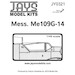 Messerschmitt BF109G-14 canopy (2x) jy0321