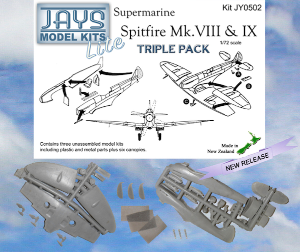Spitfire MKVIII and MKIX Triple pack JY0502