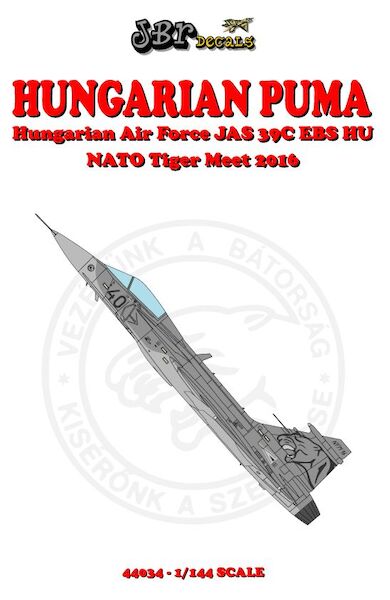 Hungarian Puma: Hungarian JAS39C Gripen at Nato Tiger Meet 2016  JBR44034