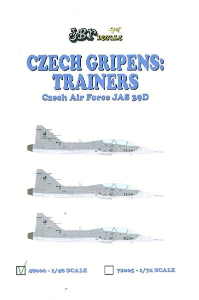 Czech Gripens: Trainers. Czech AF JAS39D  JBR48006