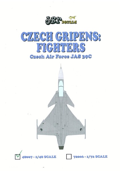 Czech Gripens: Fighters. Czech AF JAS39C JBR48007