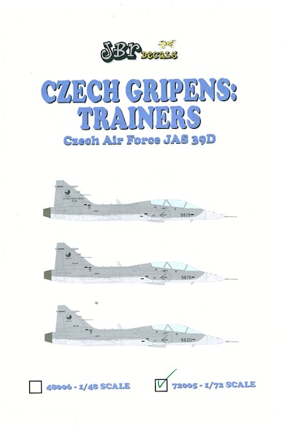 Czech Gripens: Fighters. Czech AF JAS39C  JBR72006