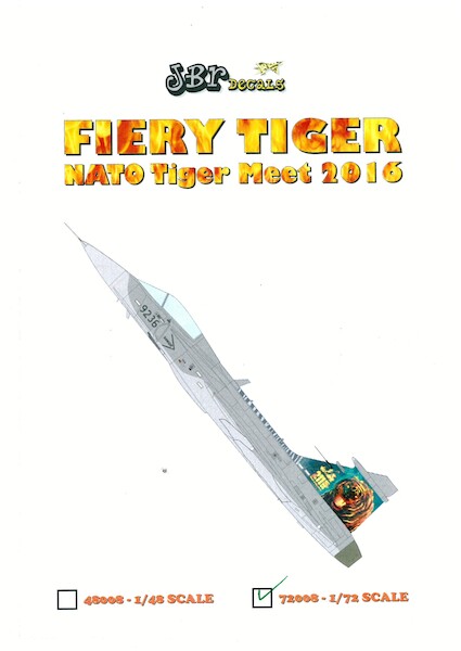 Fiery Tiger, Czech Gripen at Nato Tiger Meet 2016  JBR72008