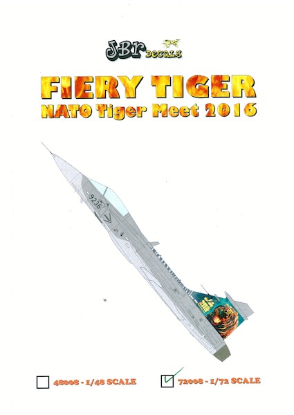 Fiery Tiger, Czech Gripen at Nato Tiger Meet 2016 JBR72008