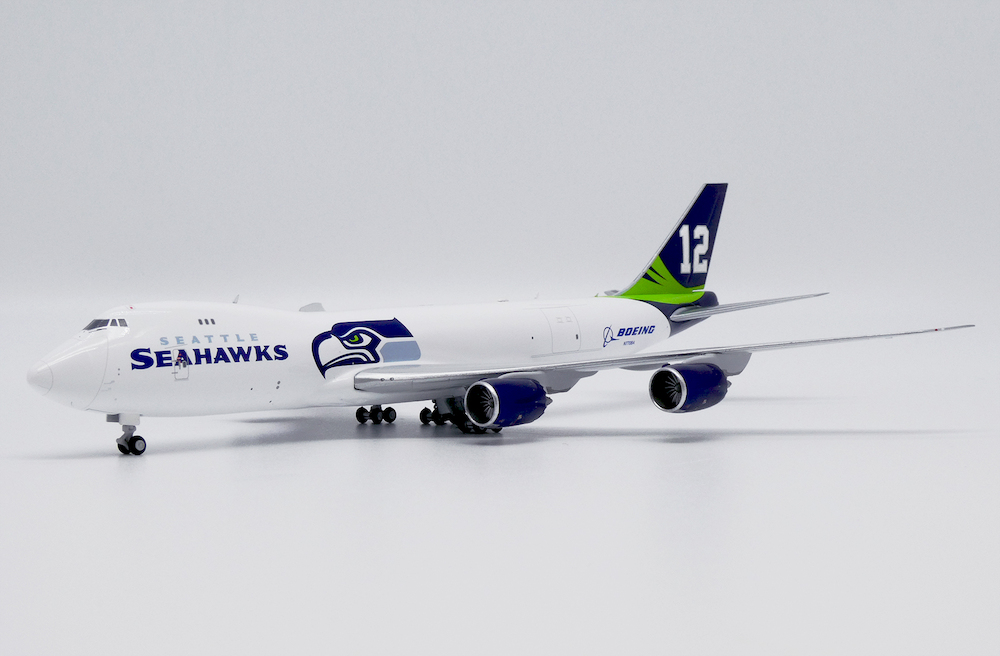 JC Wings EW4748016 Boeing 747-8F Boeing Company Seattle Seahawks 