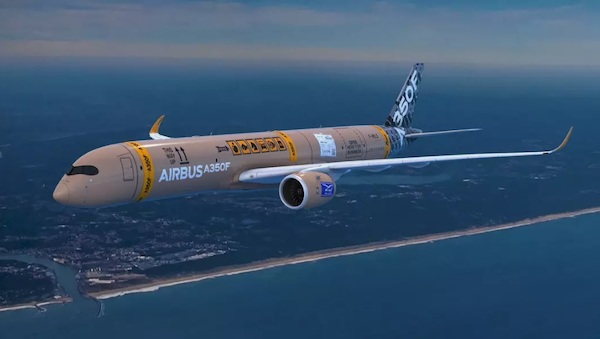 Airbus A350F Airbus Industrie "Flying Parcel" Flaps Down  XX20427A
