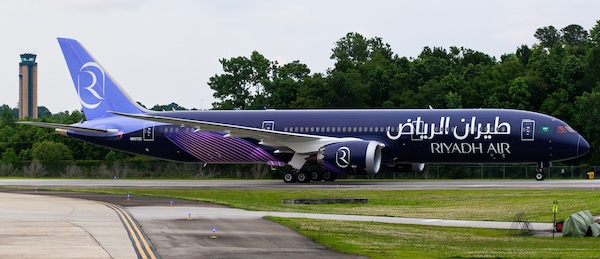 Boeing 787-9 Dreamliner Riyadh Air Flaps Down XX20426A