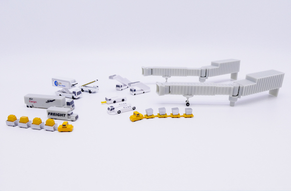 Airport GSE Sets Airport Accessories 20 Parts Package  JCGSESETA-01