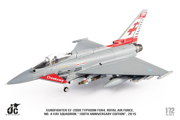 Eurofighter EF2000 Typhoon FGR4 Royal Air Force, No. 41(R) Squadron, "100th Anniversary Edition", 2015  JCW-72-2000-010