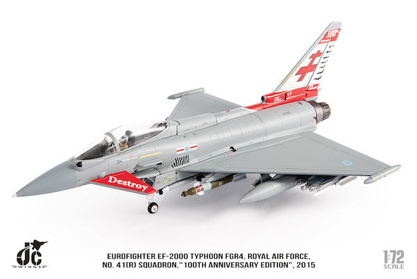 Eurofighter EF2000 Typhoon FGR4 Royal Air Force, No. 41(R) Squadron, "100th Anniversary Edition", 2015 JCW-72-2000-010