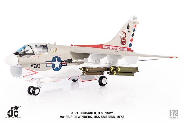 A7E Corsair II US Navy, VA-86 Sidewinders, 1973  JCW-72-A7-005