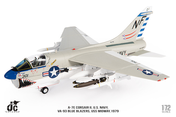 A7E Corsair II US Navy, VA-93 Blue Blazers, 1979  JCW-72-A7-006