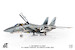 Grumman F14D Tomcat US Navy,  /NE-106 VF-2 Bounty Hunters, 2002  JCW-72-F14-009
