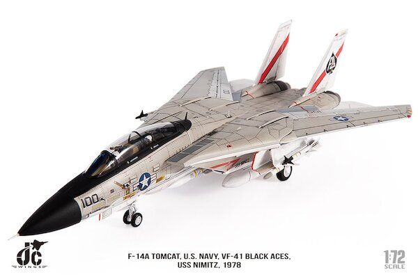 Grumman F14A Tomcat US Navy, U.S. NAVY VF-41 Black Aces, 1978 JCW-72-F14-012