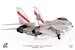 Grumman F14A Tomcat US Navy, U.S. NAVY VF-41 Black Aces, 1978  JCW-72-F14-012