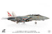 Grumman F14A Tomcat US Navy, VF-14 Tophatters, 80th Anniversary Edition, 1999  JCW-72-F14-014