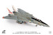 Grumman F14A Tomcat US Navy, VF-14 Tophatters, 80th Anniversary Edition, 1999  JCW-72-F14-014