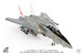 Grumman F14A Tomcat US Navy, VF-14 Tophatters, 80th Anniversary Edition, 1999  JCW-72-F14-014