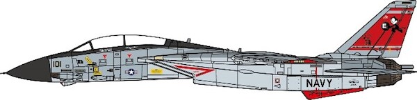 Grumman F14D Tomcat US Navy 164603/101 VF-31 Tomcatters, The Last Flight, 2006 JCW-72-F14-015