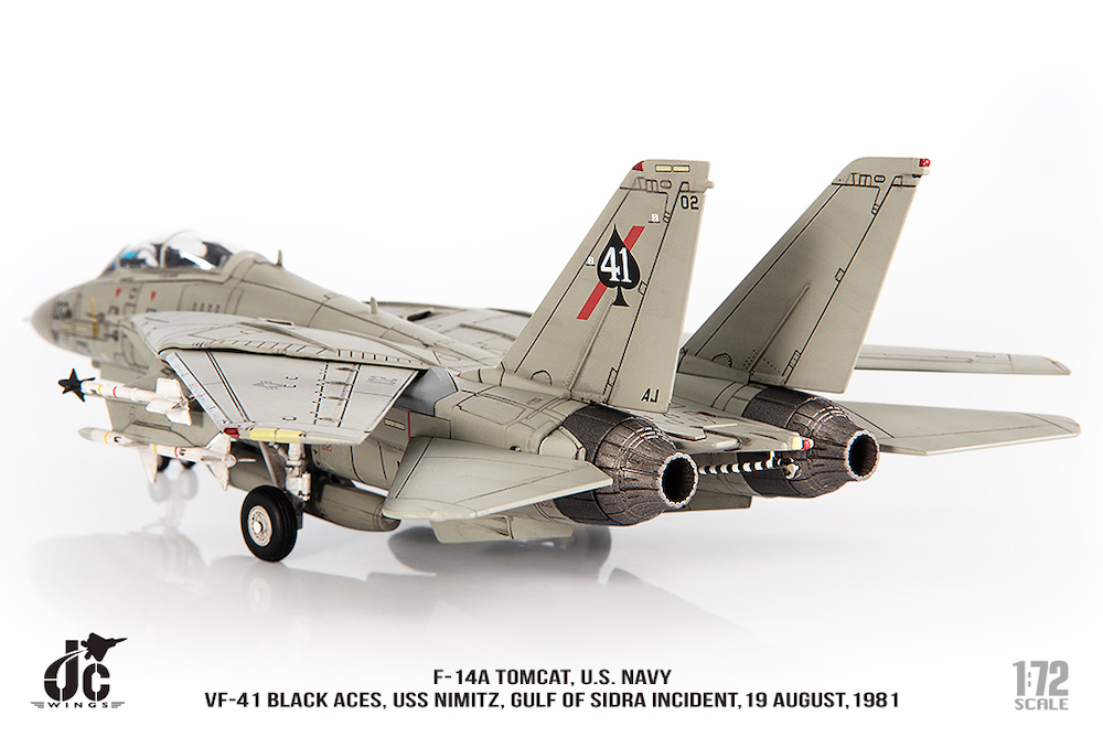 JC Wings JCW-72-F14-017 Grumman F14A Tomcat US Navy VF-41 Black A