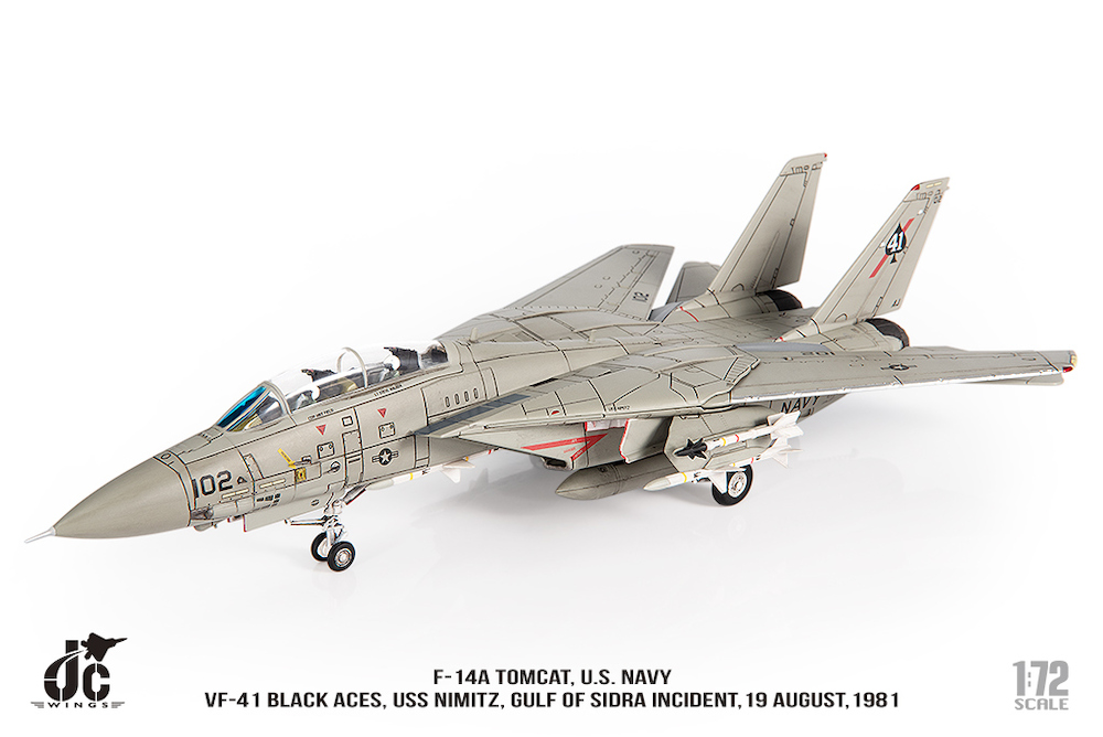 JC Wings JCW-72-F14-017 Grumman F14A Tomcat US Navy VF-41 Black A