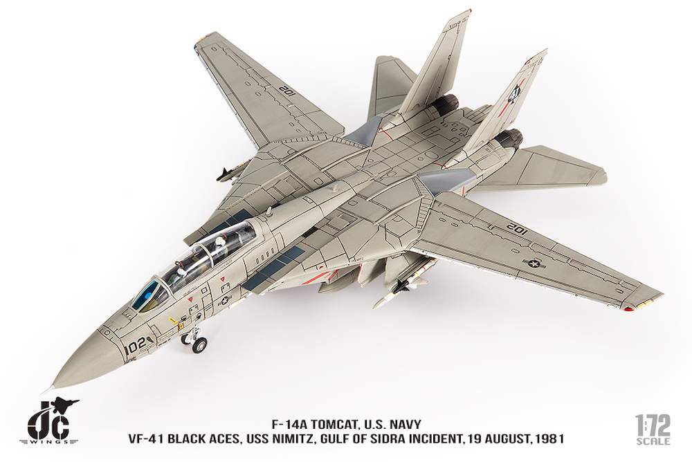 JC Wings JCW-72-F14-017 Grumman F14A Tomcat US Navy VF-41 Black A