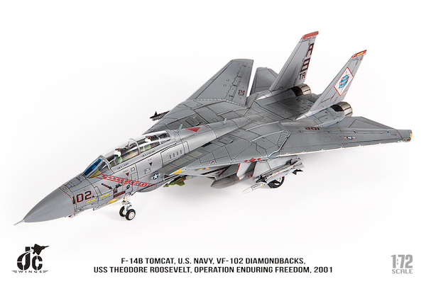 Grumman F14B Tomcat US Navy VF-102 Diamondbacks, Operation Enduring Freedom, 2001 JCW-72-F14-024