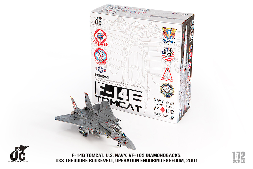 JC Wings JCW-72-F14-024 Grumman F14B Tomcat US Navy VF-102 Diamon