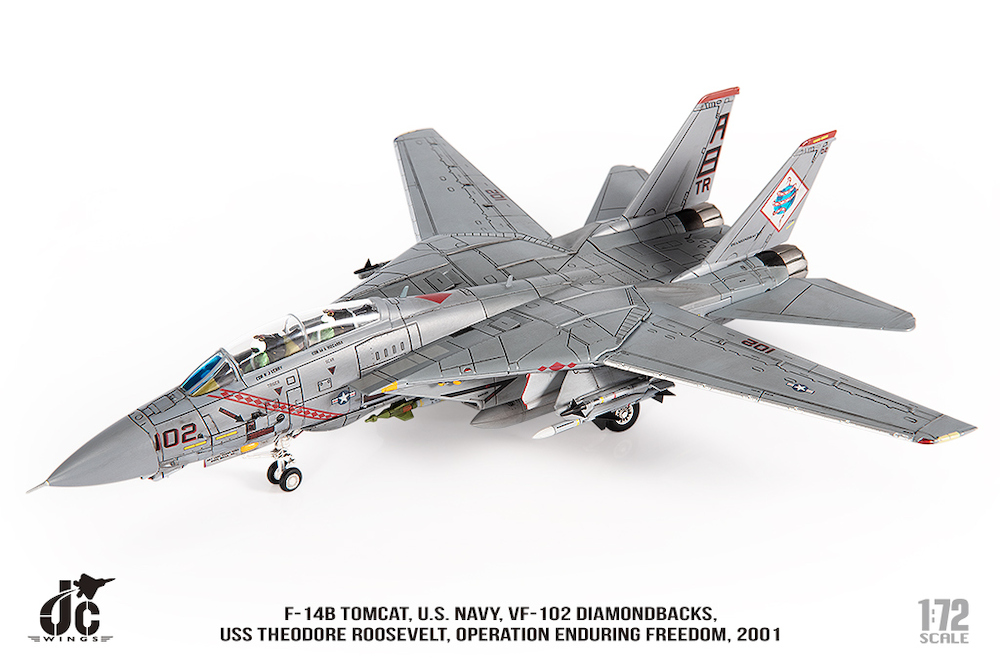 JC Wings JCW-72-F14-024 Grumman F14B Tomcat US Navy VF-102 Diamon
