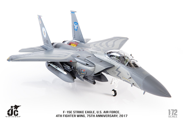 McDonnell Douglas F15E Strike Eagle 87-189 USAF, 4th Fighter Wing, 75th Anniversary Edition, 2017 JCW-72-F15-014