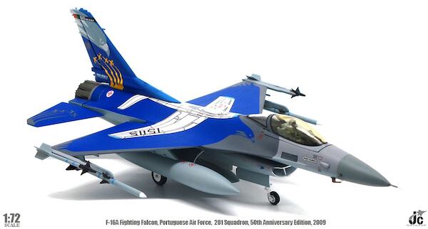 F16A Fighting Falcon Portuguese Air Force, Força Aérea Portuguesa 201 Squadron, 50th Anniversary, 2009 JCW-72-F16-007
