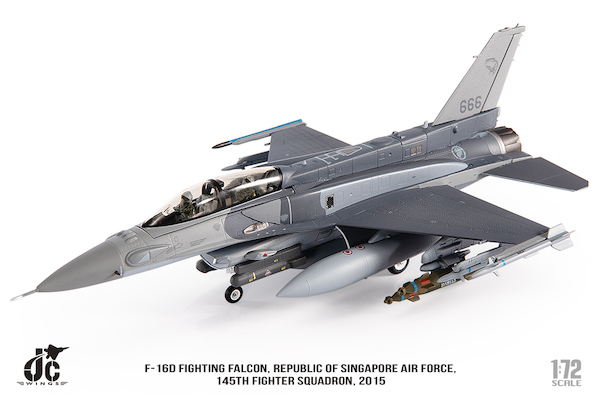 F16D Fighting Falcon Republic of Singapore Air Force, 145th Fighter Squadron, 2015  JCW-72-F16-019
