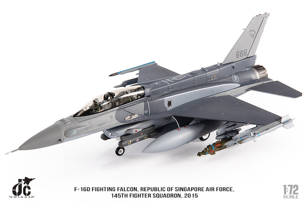 F16D Fighting Falcon Republic of Singapore Air Force, 145th Fighter Squadron, 2015 JCW-72-F16-019