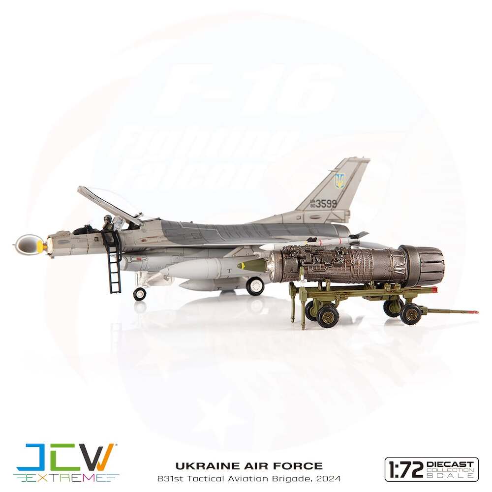 JC Wings JCW-72-F16-026 F16A Fighting Falcon Ukraine Air Force, 8