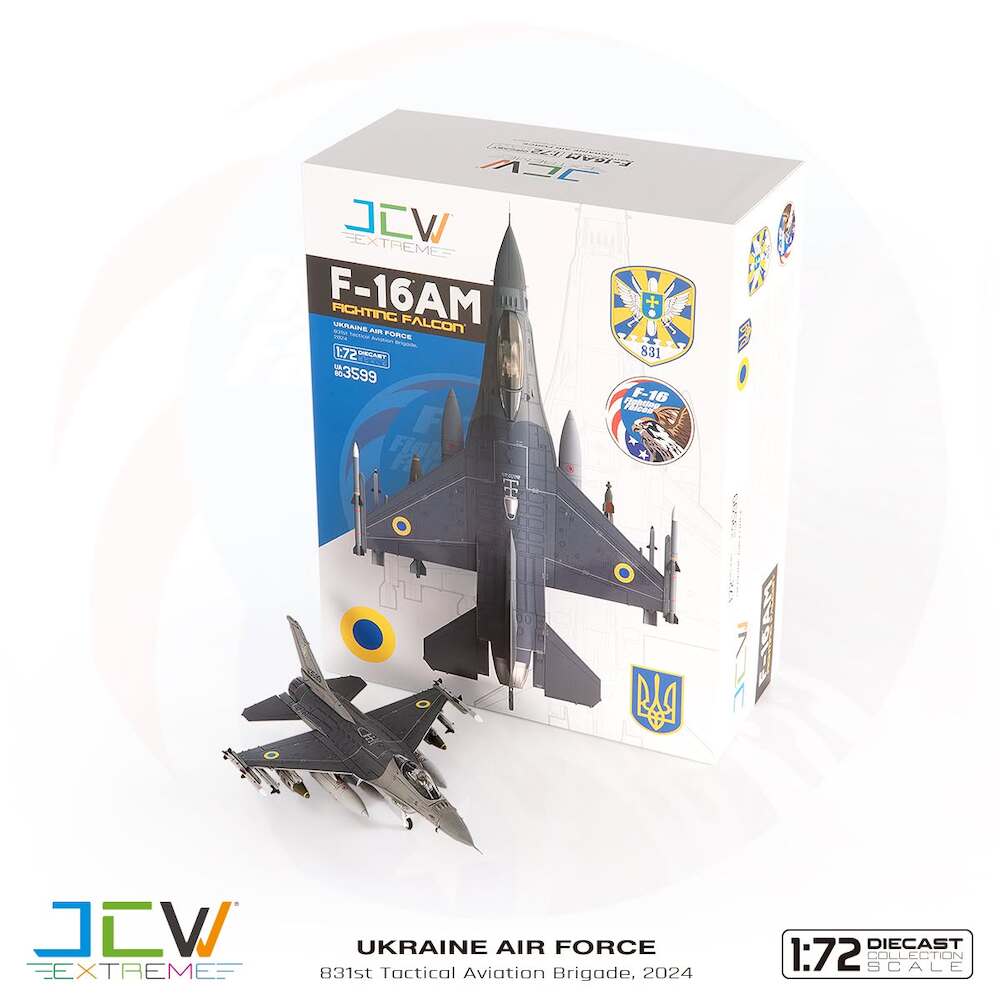 JC Wings JCW-72-F16-026 F16A Fighting Falcon Ukraine Air Force, 8