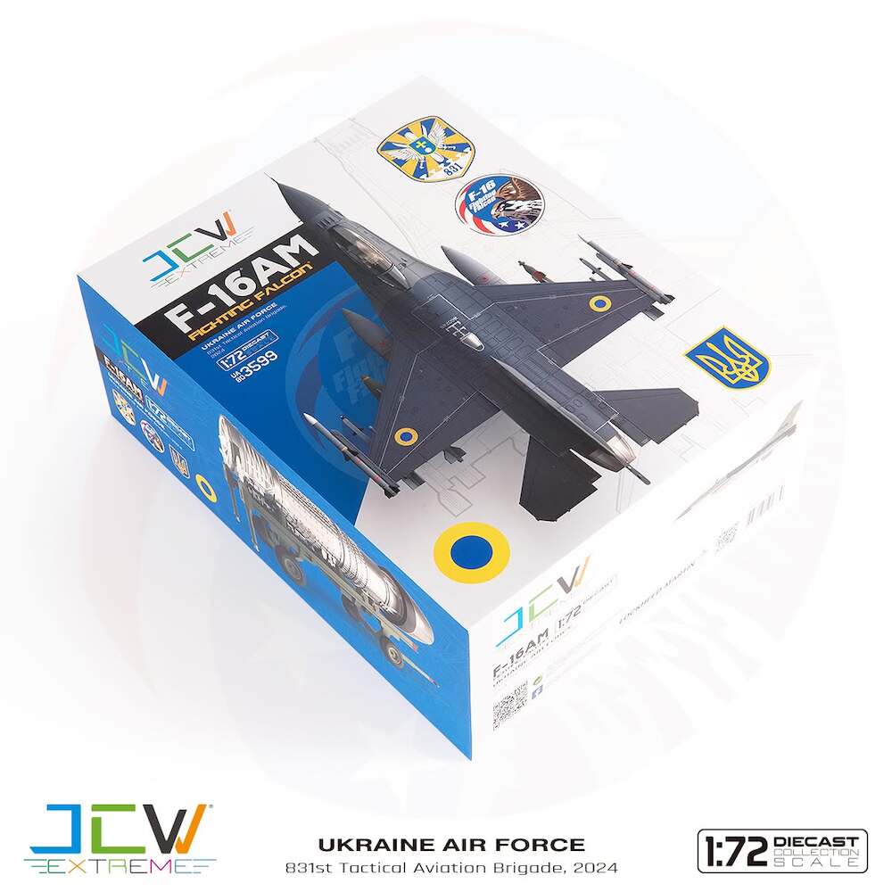 JC Wings JCW-72-F16-026 F16A Fighting Falcon Ukraine Air Force, 8
