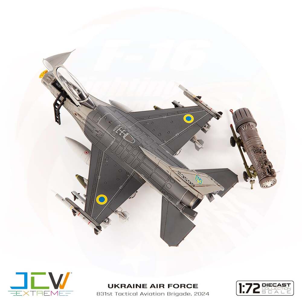 JC Wings JCW-72-F16-026 F16A Fighting Falcon Ukraine Air Force, 8