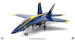 F18E Super Hornet US Navy, Blue Angels 1, 2021 JCW-72-F18-009