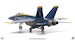 F18E Super Hornet US Navy, Blue Angels 1, 2021  JCW-72-F18-009