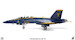 F18F Super Hornet US Navy, Blue Angels 7, 2021  JCW-72-F18-010