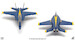 F18F Super Hornet US Navy, Blue Angels 7, 2021  JCW-72-F18-010