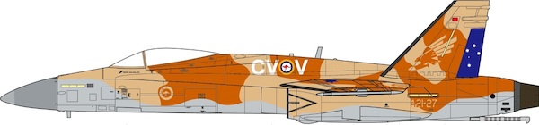 F/A18A Hornet RAAF, Royal Australian Air Force, 3 Squadron, 100th Anniversary Edition, 2016 JCW-72-F18-016
