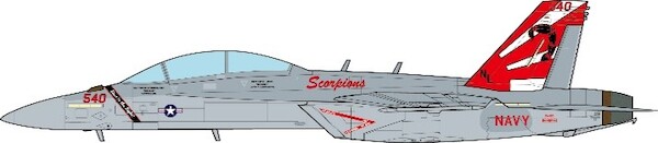 EA-18G Growler U.S. Navy 168251/ 540 VAQ-132 Scorpions, 2021 JCW-72-F18-017
