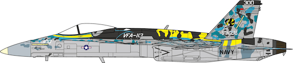 F/A18C Hornet U.S. NAVY VFA-113 Stingers, 2011  JCW-72-F18-020