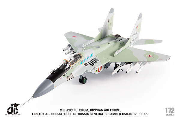Mig 29S Fulcrum Russian Air Force, 'Hero of Russia General Sulambek Oskanov', 2015  JCW-72-MG29-013