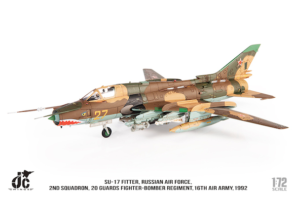Sukhoi SU-17 Fitter Russian Air Force, 20 Guards Fighter-Bomber Regiment, 16th Air Army, 1992 JCW-72-SU20-003