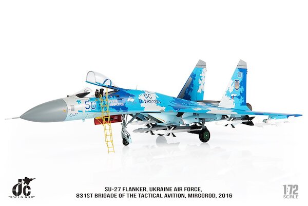 Sukhoi Su27 Flanker Ukrainian Air Force, 831st Brigade of the Tactical Avition, 2016 JCW-72-SU27-011