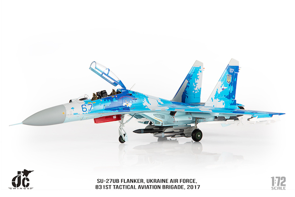 Sukhoi Su27B Flanker Ukrainian Air Force, 831st Tactical Aviation Brigade , 2017 JCW-72-SU27-012