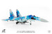 Sukhoi Su27B Flanker Ukrainian Air Force, 831st Tactical Aviation Brigade , 2017 JCW-72-SU27-012